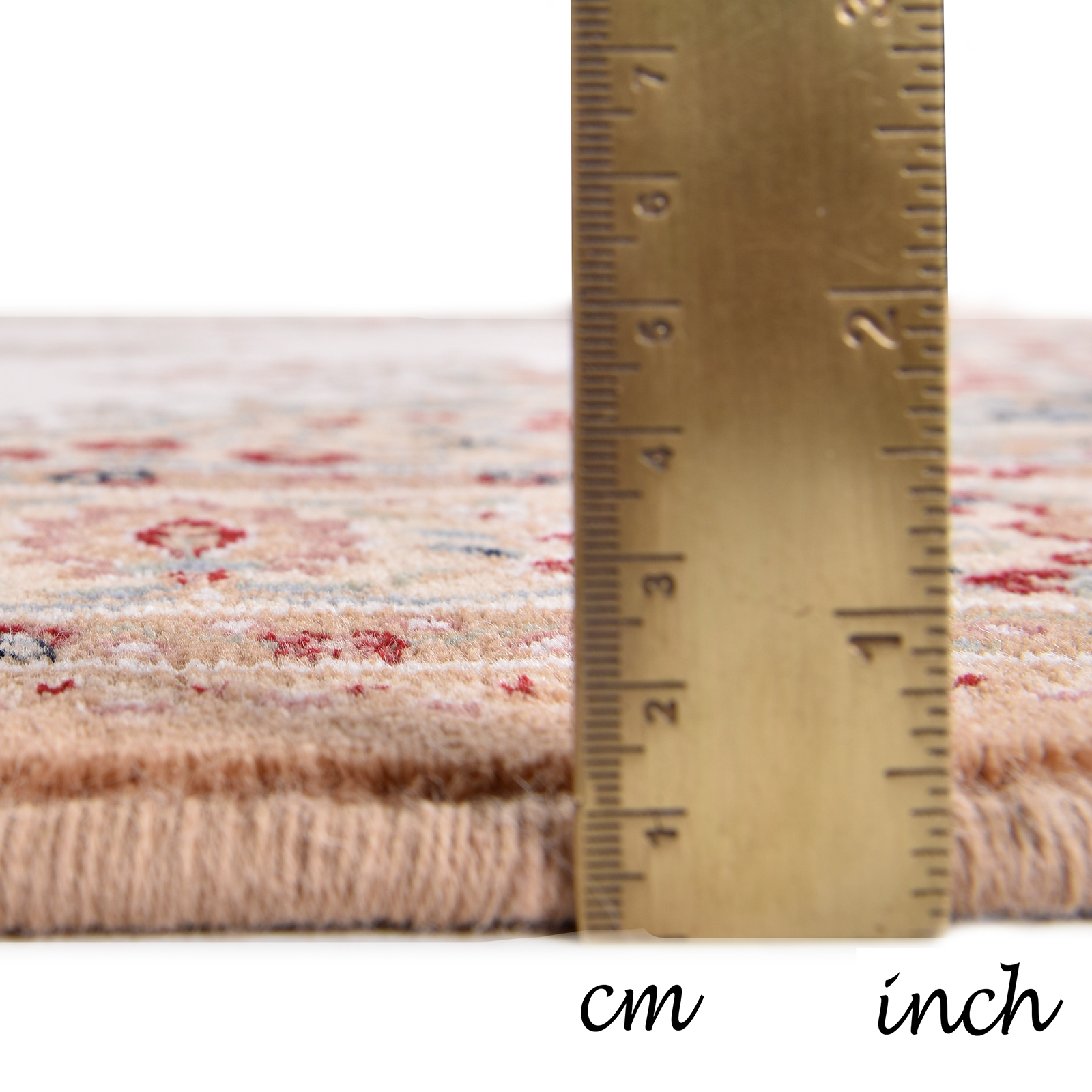Orientteppich - beige-rot - 80x150 cm