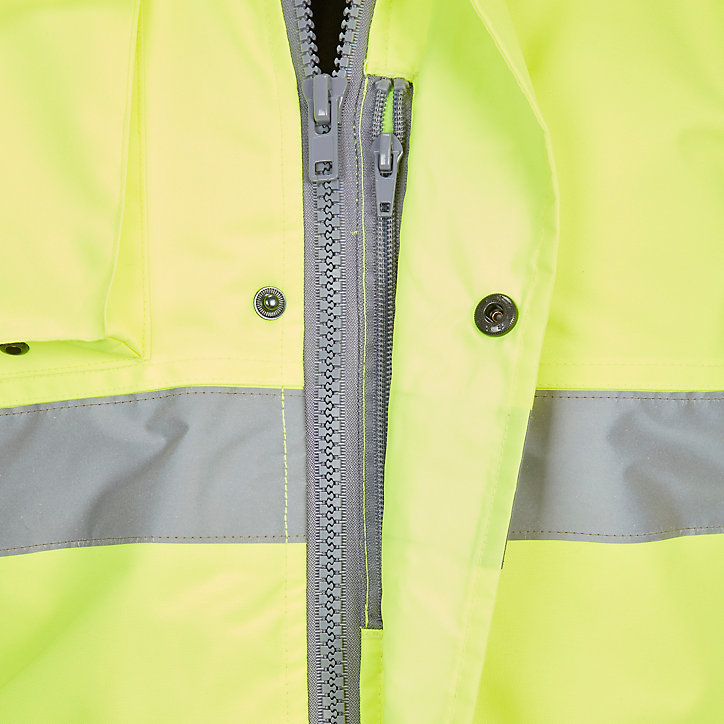 Veste de circulation imperméable haute visibilité jaune taille XL