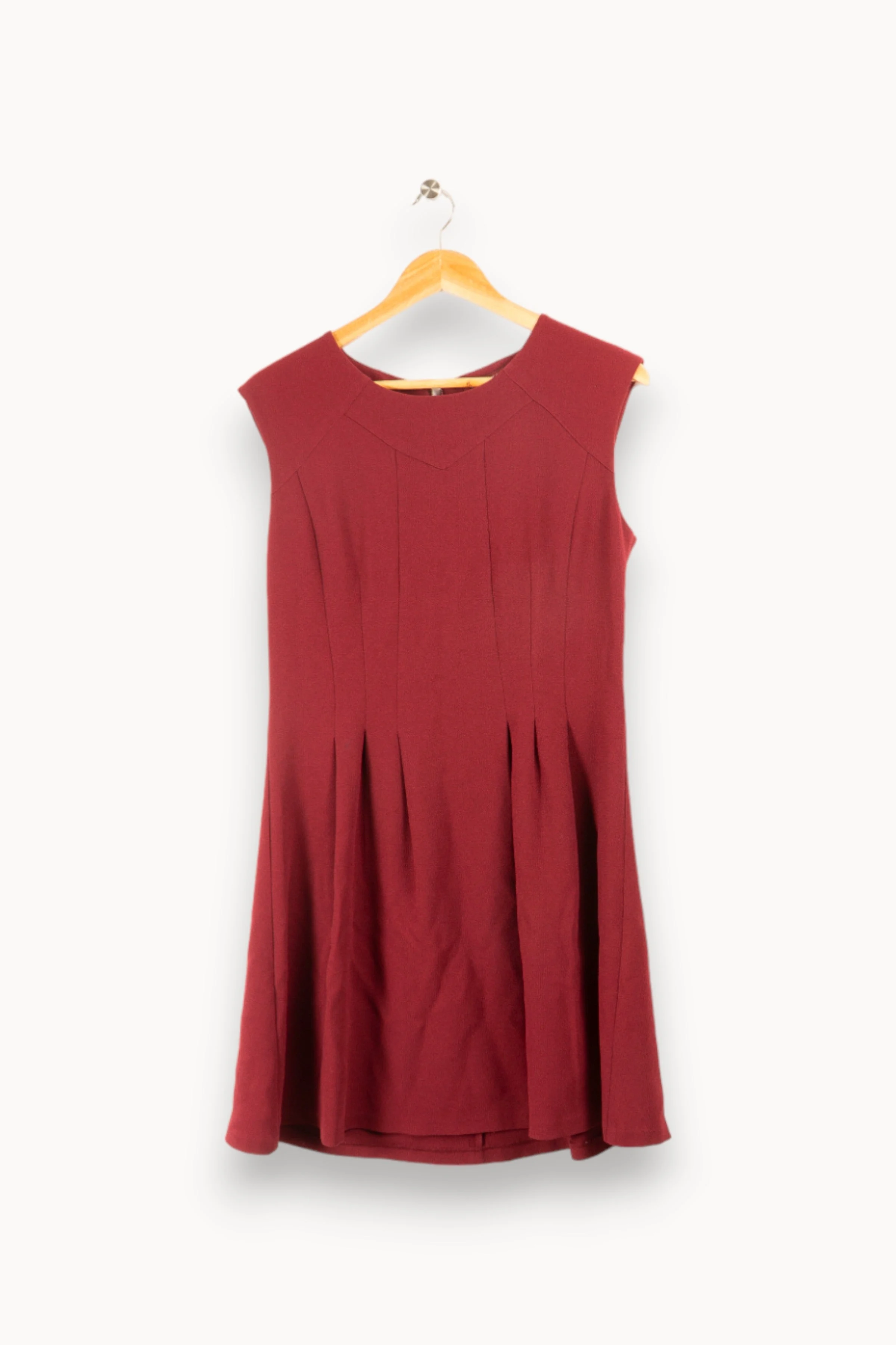 Robe midi | Rouge