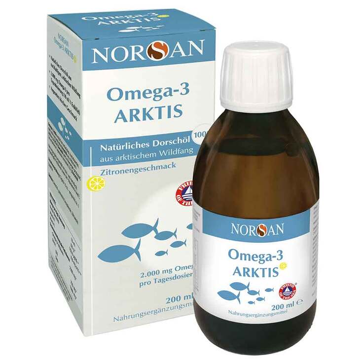 Norsan Omega-3 Arktis mit Vitamin D3 flüssig, 200 ml