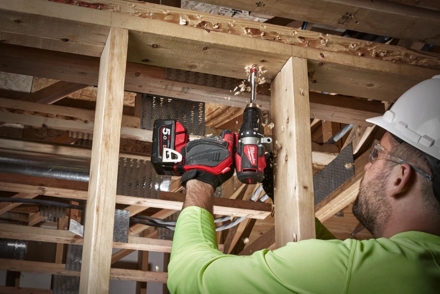 Milwaukee M18 BLDD2-0X 18V Li-Ion accu schroefboormachine body in HD-box - koolborstelloos - 82Nm