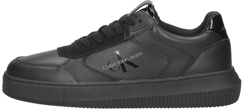 Calvin Klein Chunky Cupsole LTH-PU Mono zwart