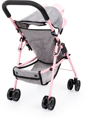 Bayer Design Dukkevogn, Grå/Rosa