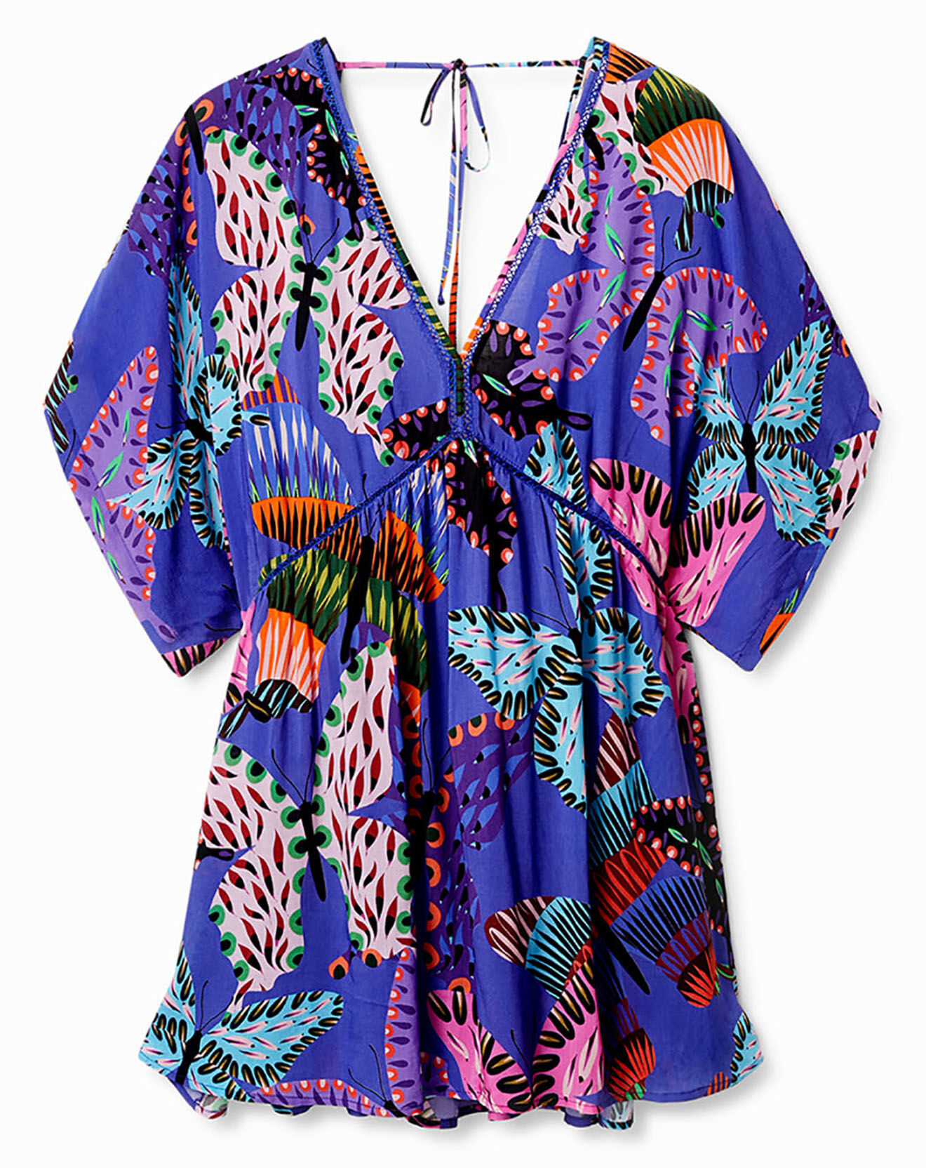 Desigual Robe de plage Guntha bleu klein