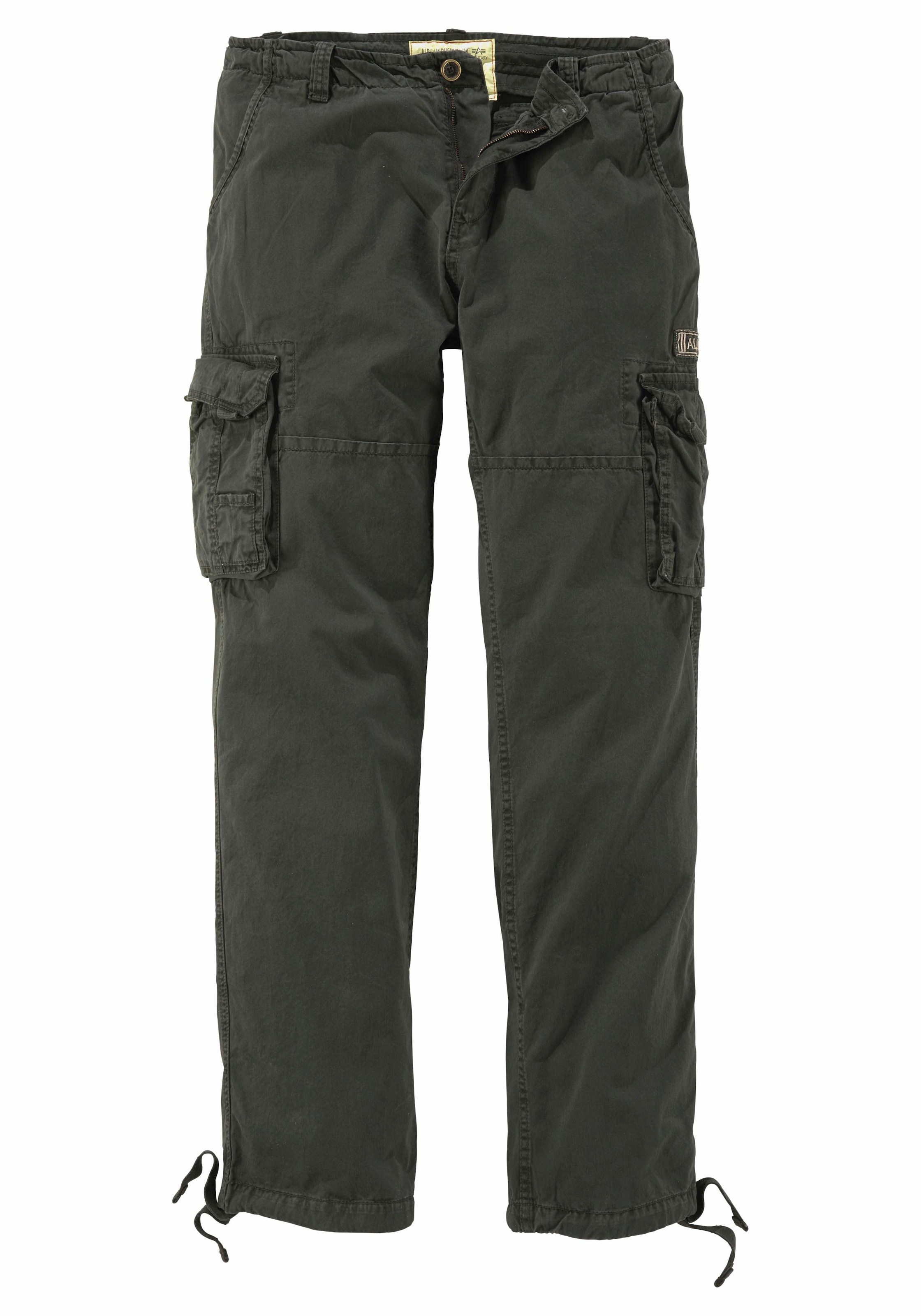 Alpha Industries Cargohose »Jet Pant«  mit seitlichen Cargotaschen und Kordelzug am Beinabschluss