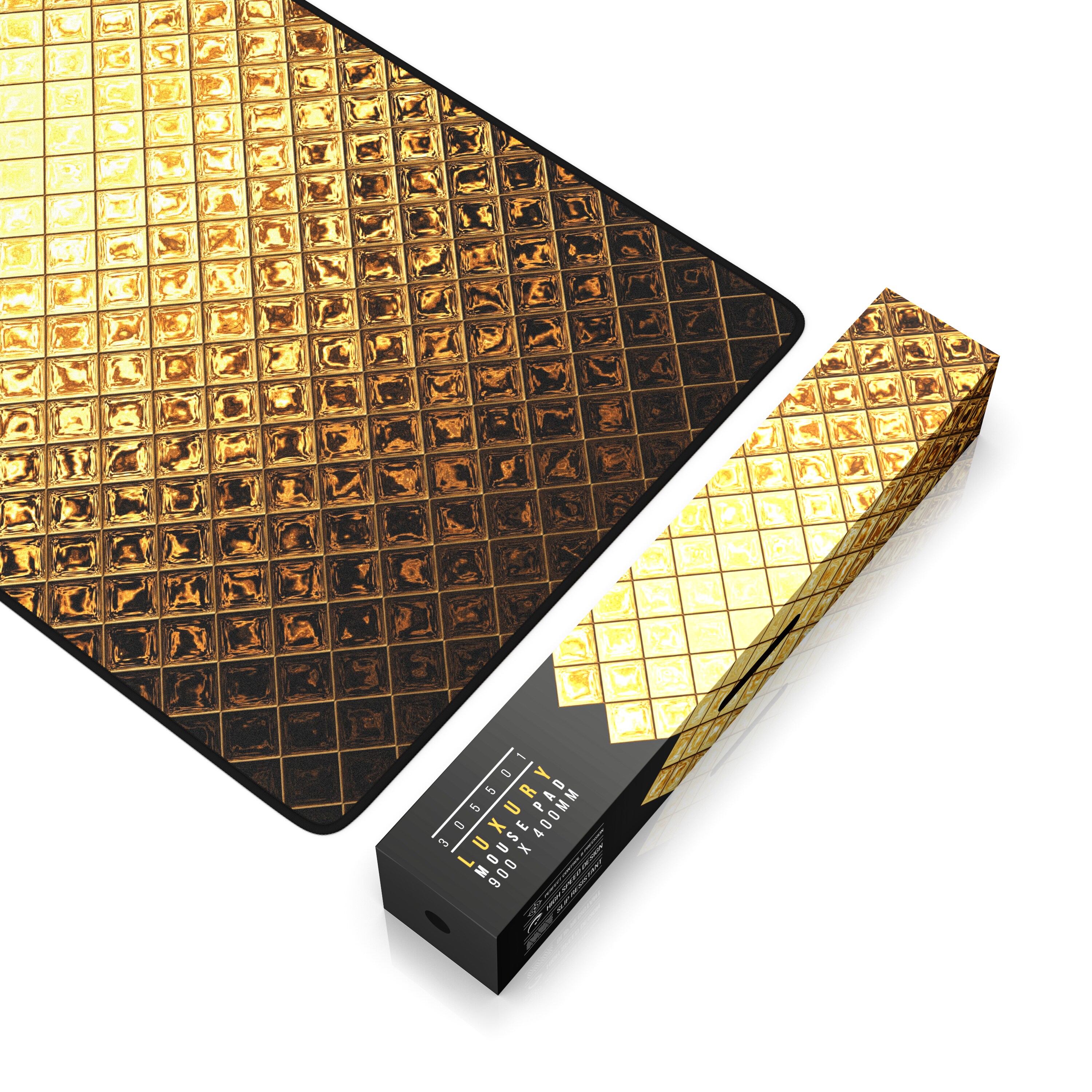 Titanwolf Gaming Mauspad, 900 x 400mm XXL Mousepad, verbessert Präzision & Geschwindigkeit, Luxus