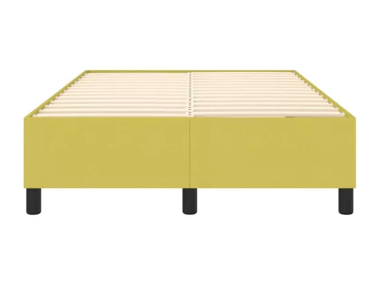 Sommier tapissier Vert 120x200 cm Tissu