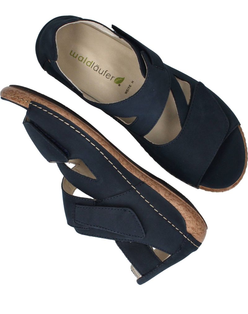 Waldlaufer Heliett Sandalen Blauw Dames
