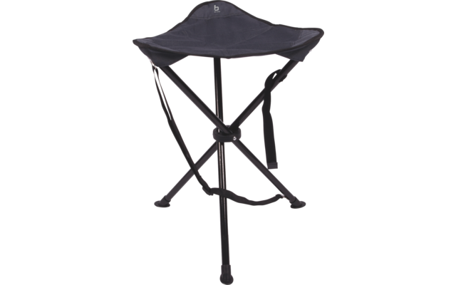 Bo-Camp 3- beiniger Campinghocker Deluxe Anthrazit