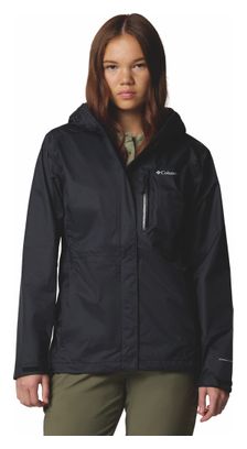 Veste Imperméable Columbia Pouring Adventure III Noir Femme