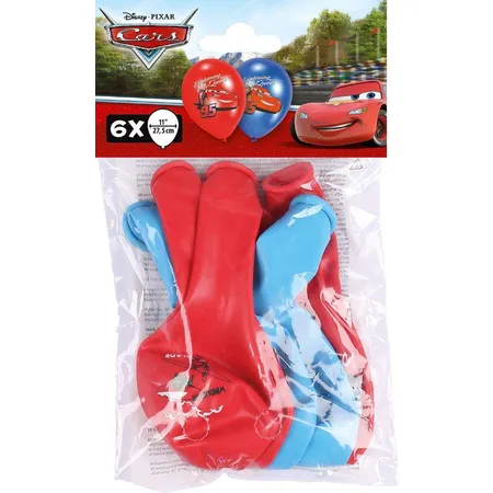 amscan 6 Latexballons Cars