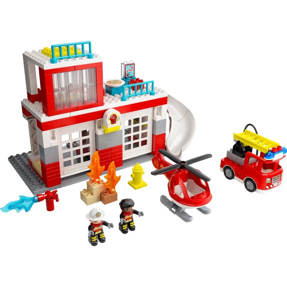 La caserne et l’hélicoptère des pompiers LEGO DUPLO 10970