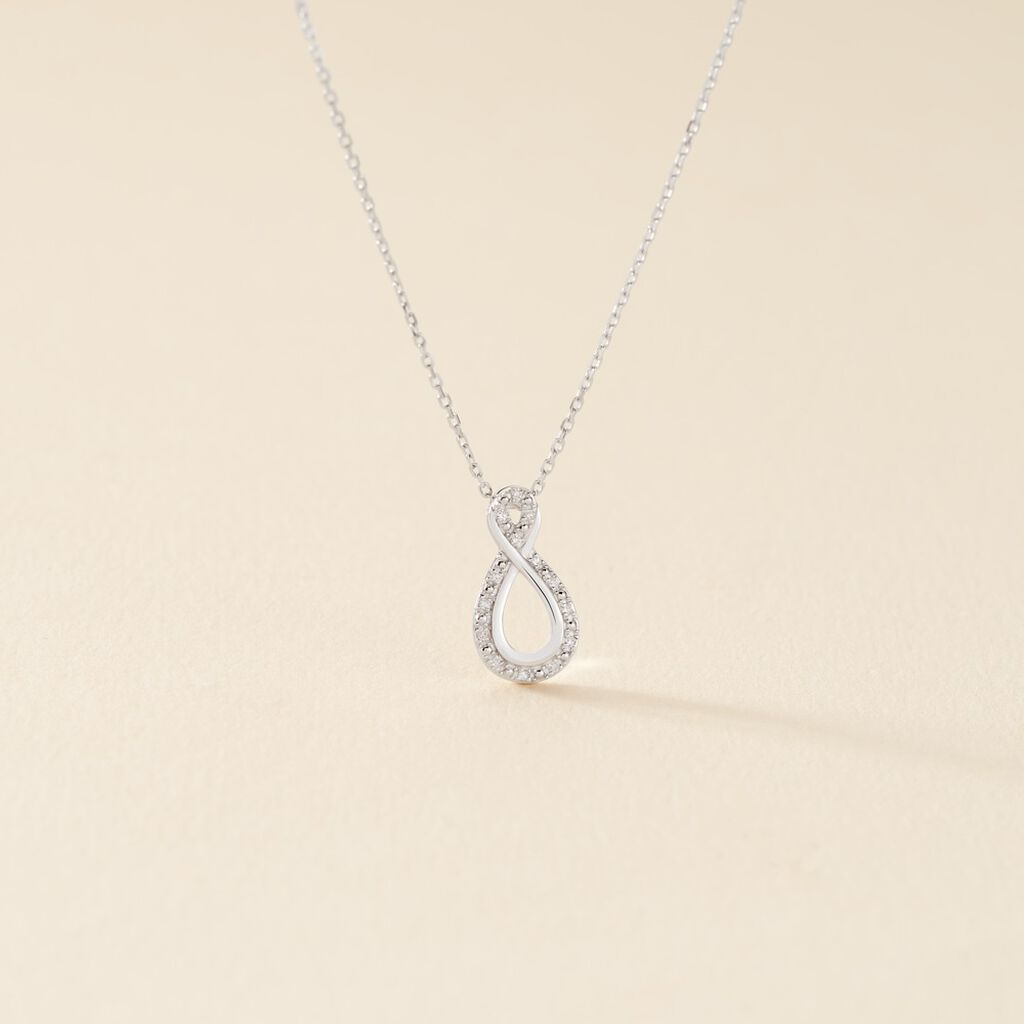 Collier Theanna Or Blanc Diamant