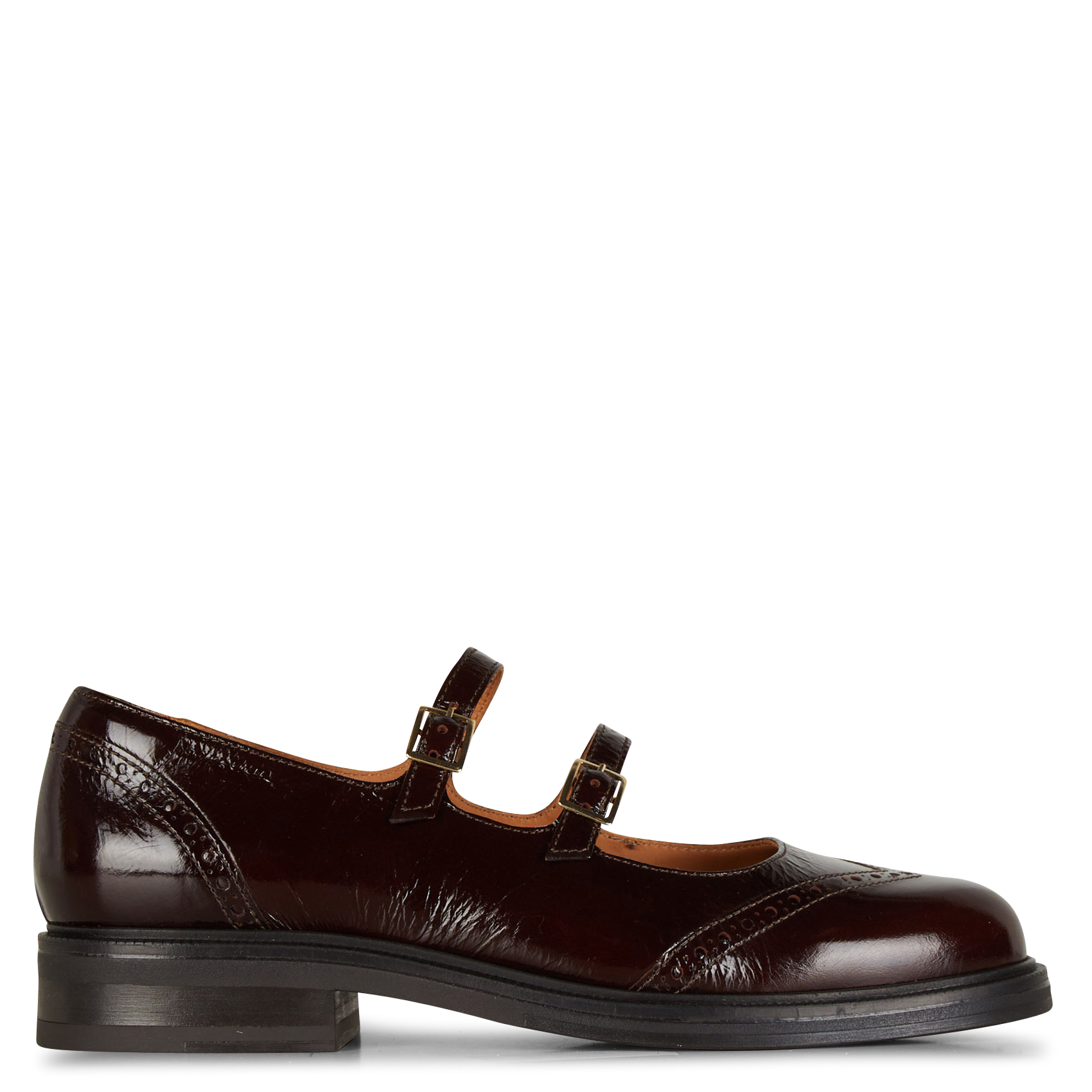 Derbies en cuir vernis | Rouge