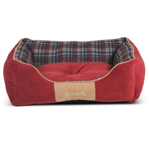 Cama Highland para animais de estimação, vermelha