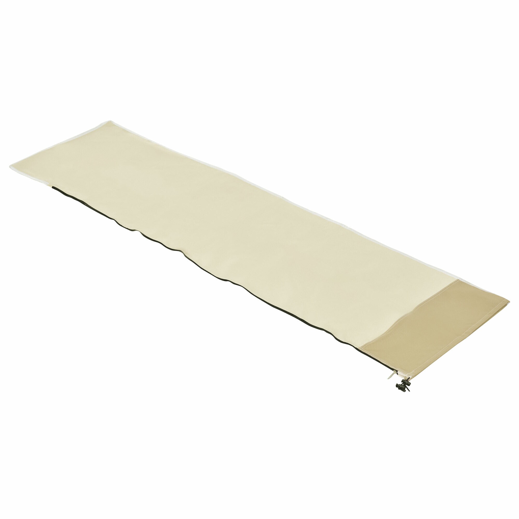 Outsunny Schutzhülle für Sonnenschirme beige, kaffeebraun 50 x 190 cm (ØxH)