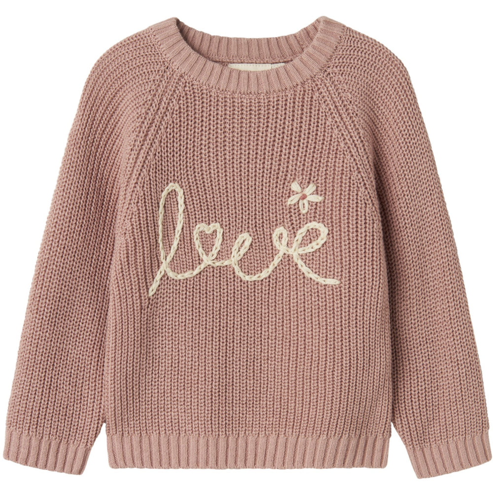 Køb Lil'Atelier Misty Rose Emlen Emb Strik