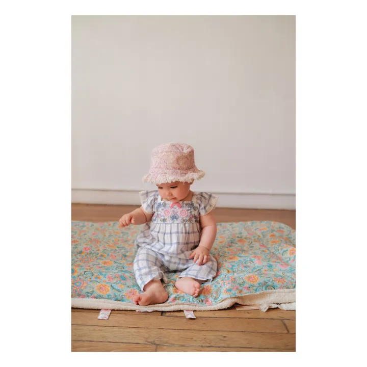 Louise Misha Combinaison Irina Carreaux | Bleu