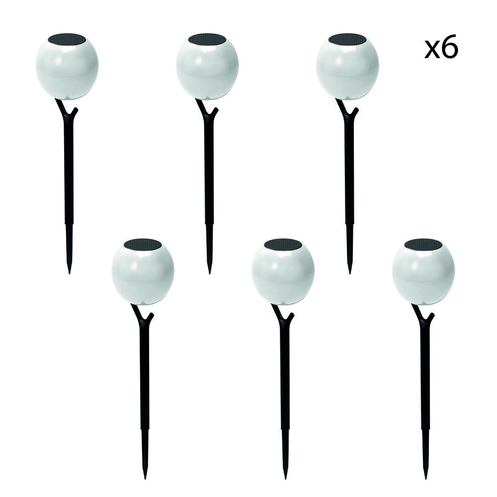 Solar peaky ball - pack de 6 lampes