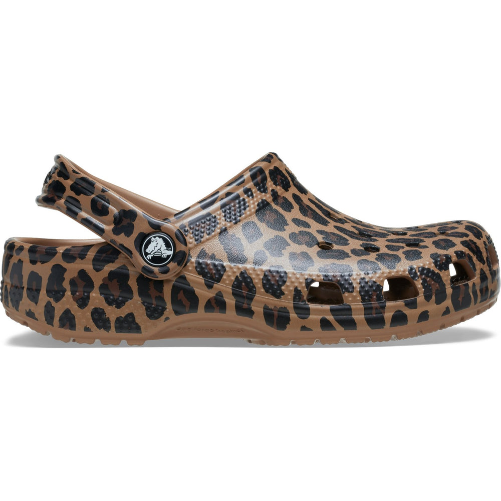 Køb Crocs Sepia/Leopard Classic Animal Clog