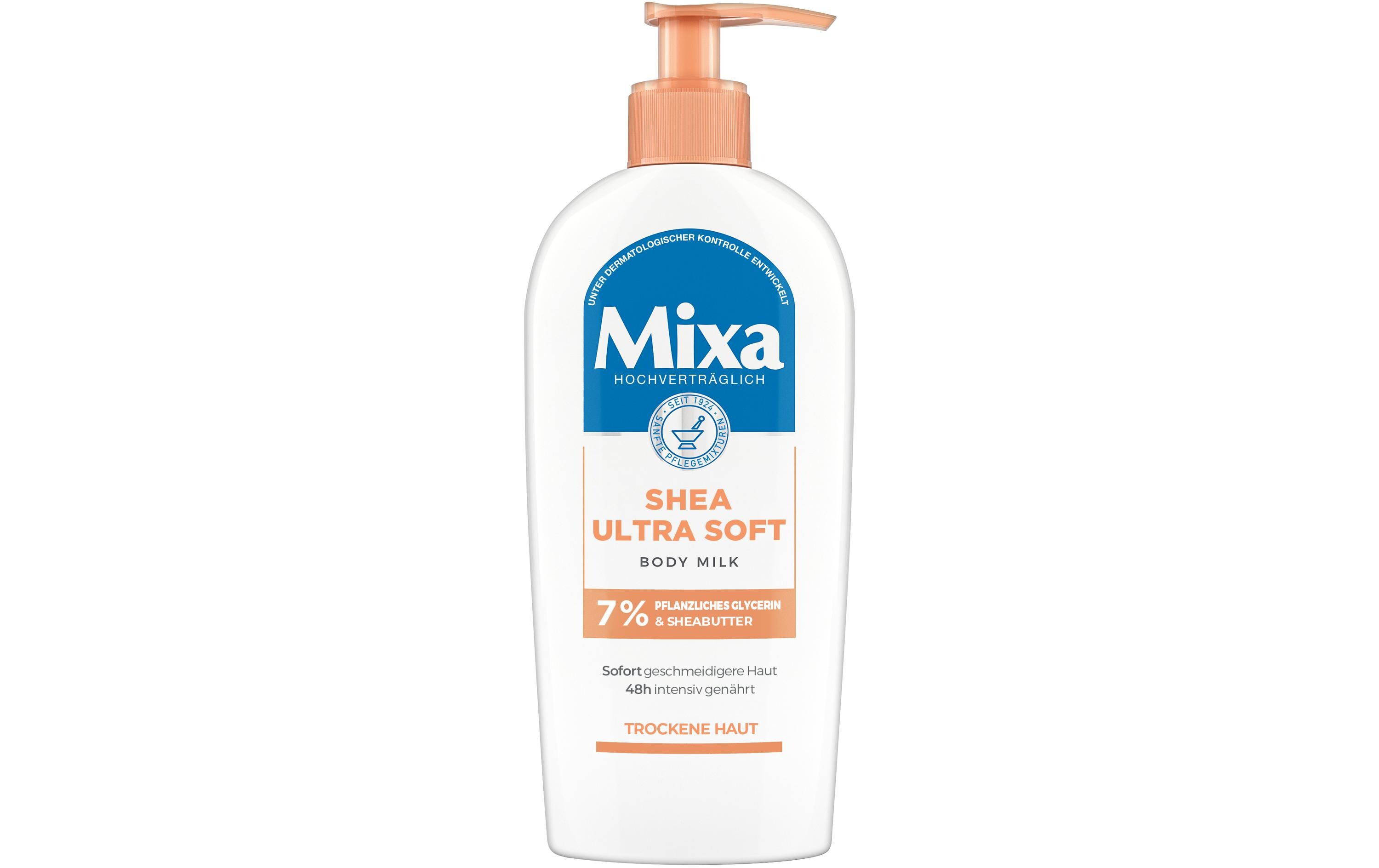 Körpermilch Mixa Shea Ultra Soft Körpermilch 250 mlHochwertige Körpermilch für trockene Haut