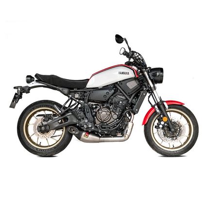Ligne Complète Akrapovic Racing titane Embout carbone - Gris