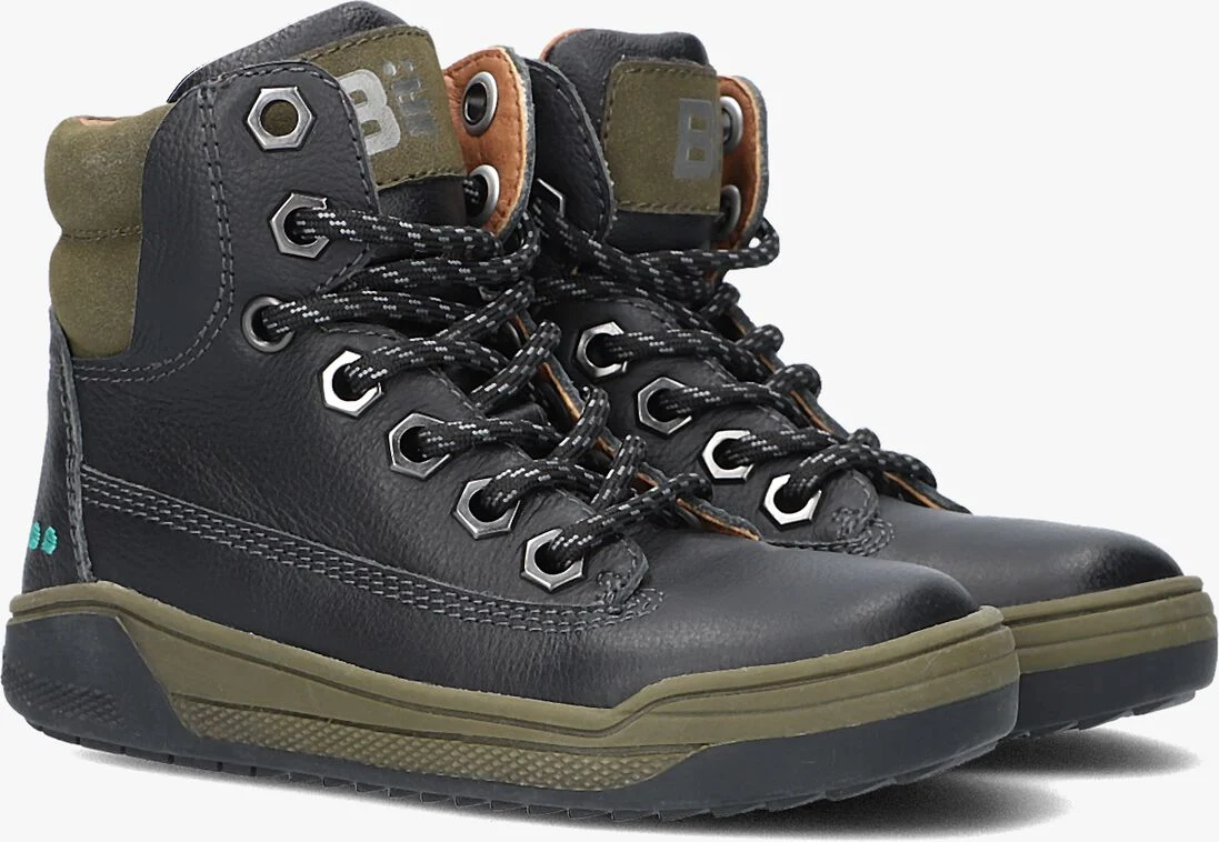 BUNNIESJR zwarte bunniesjr veterboots remco rock