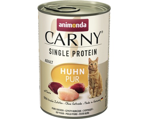 Animonda CARNY Single nat kattenvoer, puur kip, 400g