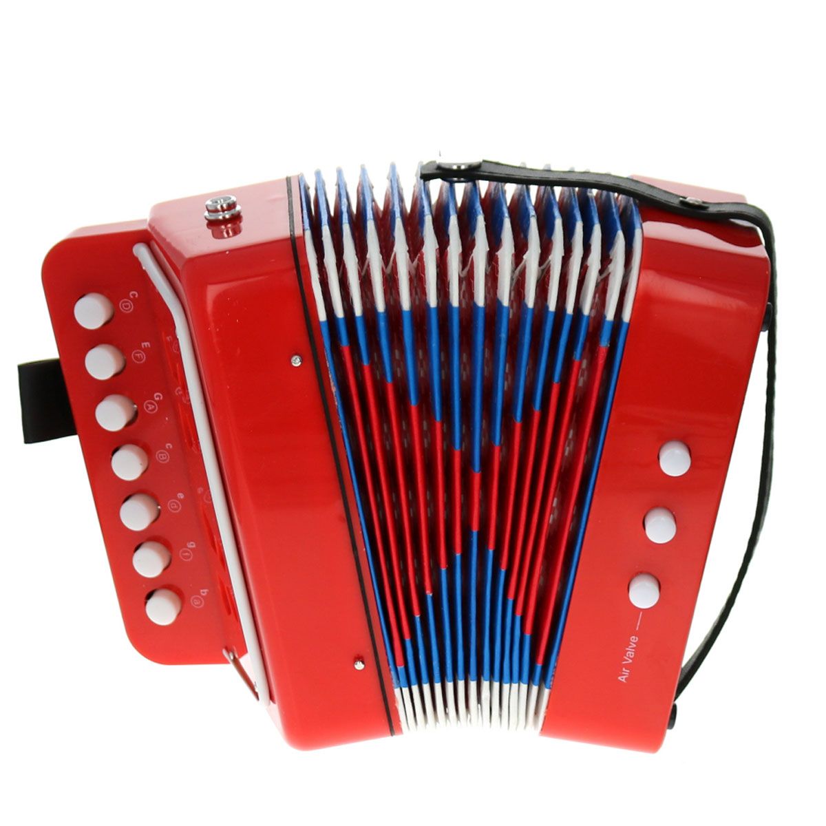 Accordéon rouge Mercredi et Patati