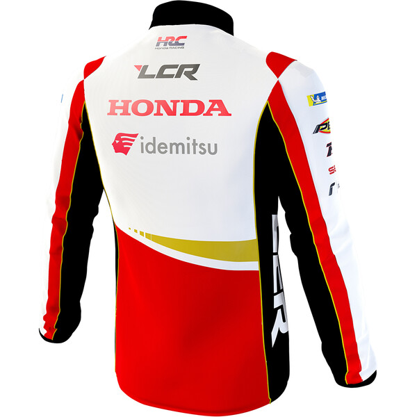 Ixon - Sweat zippé LCR 23 Blanc / Rouge / Noir