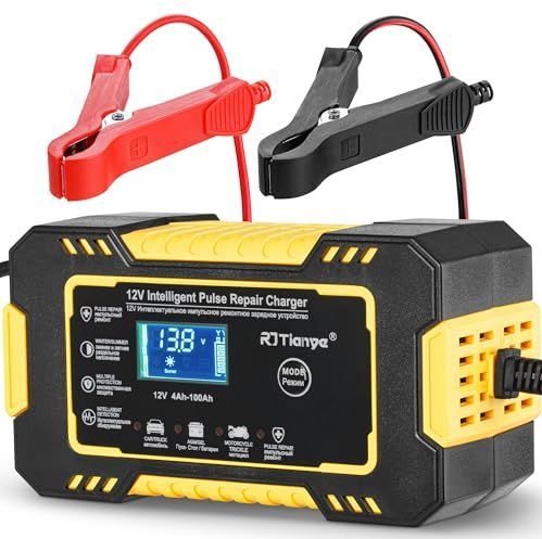 Mata1 - Acculader - 12V / 6A - Slimme Druppellader Met 4 Oplaadmodi