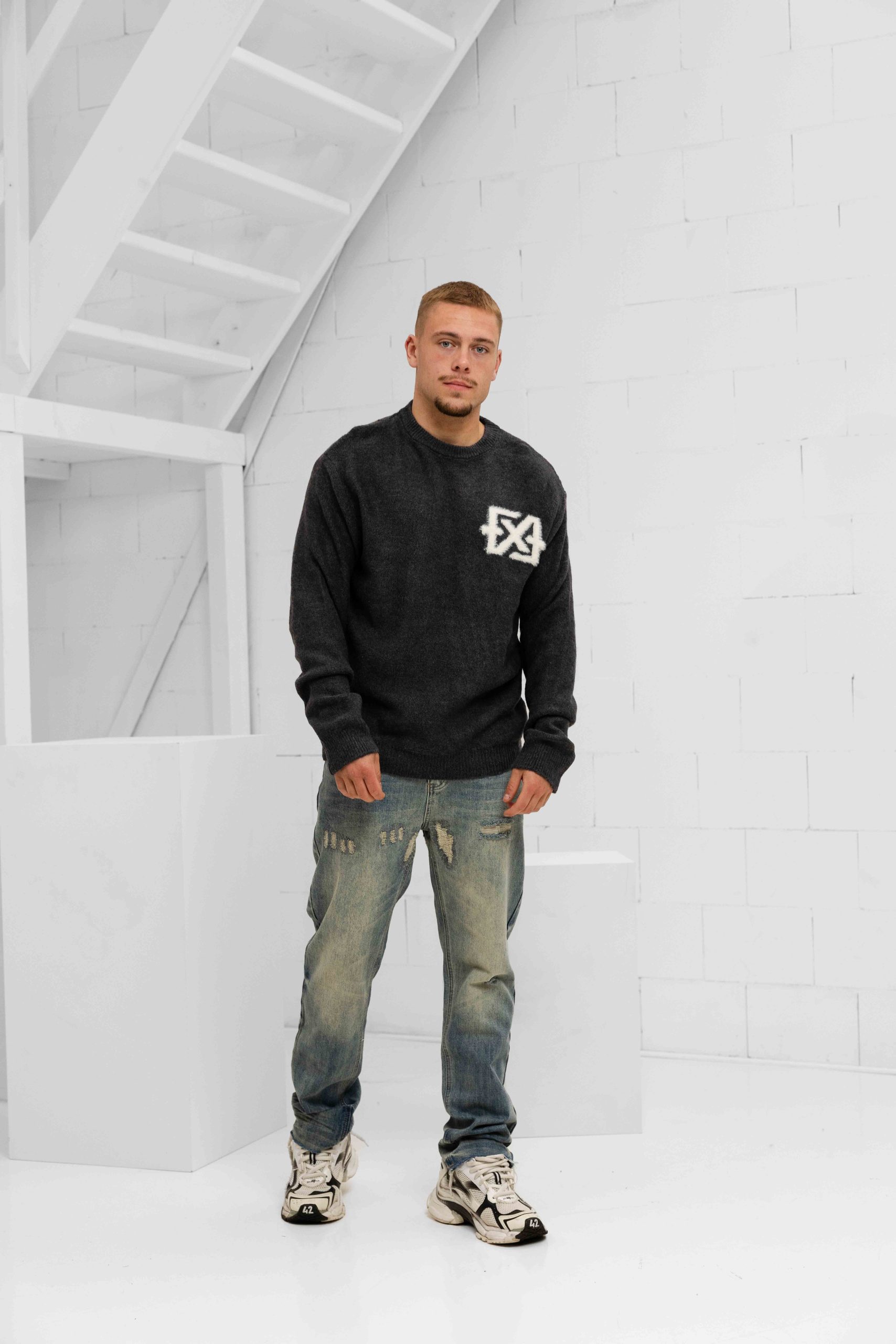 XPLCT Trust Sweater Heren Grijs