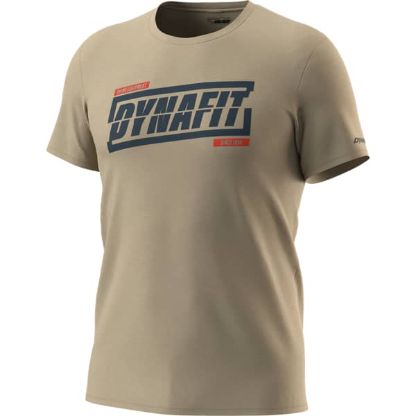 T-shirt DYNAFIT GRAPHIC CO M S/S TEE ROCK KHAK