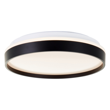 Brilliant plafondlamp Britt zwart ø33cm 3 standen dimbaar