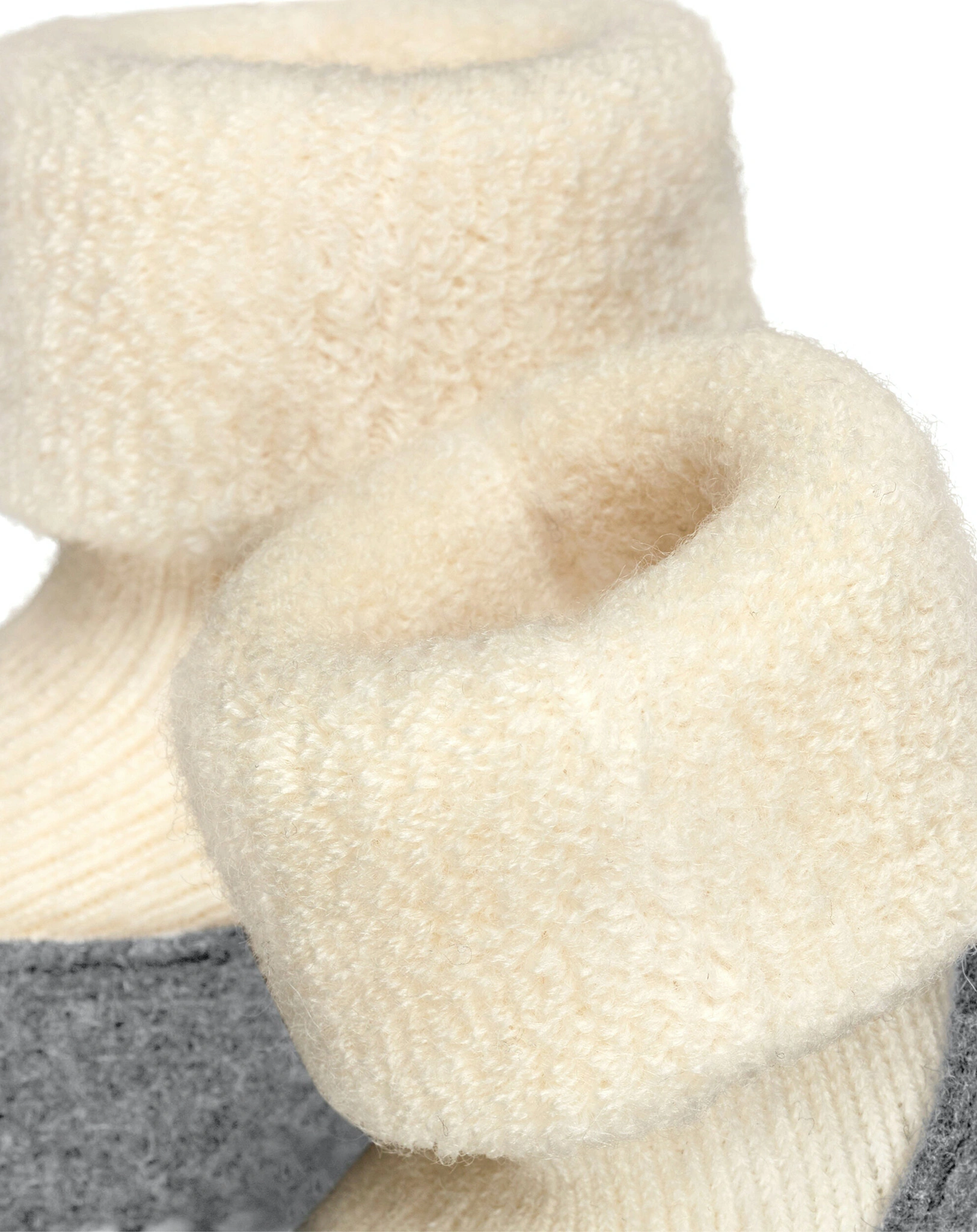 Hausschuhsocken COSYSHOE BABY in woolwhite