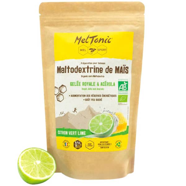 Boissons énergétiques MELTONIC MALTODEXTRINE DE MAÏS BIO CITRON VERT 400G