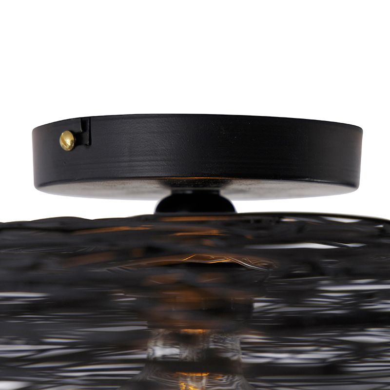 Oosterse plafondlamp zwart 60 cm - Glan