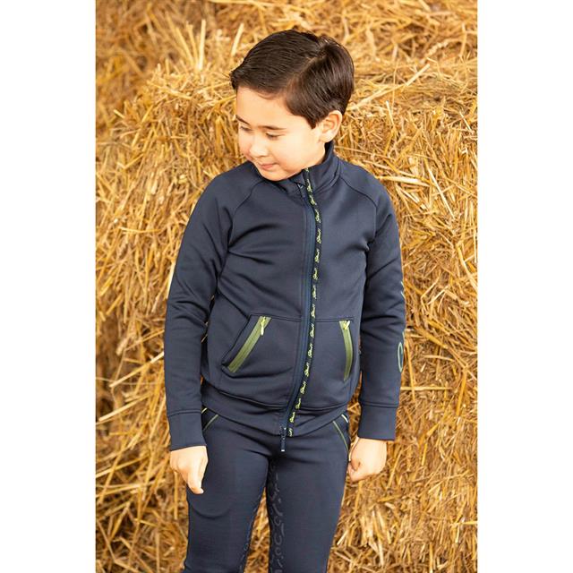 Vest Harry's Horse STOUT! Lime Kids Donkerblauw