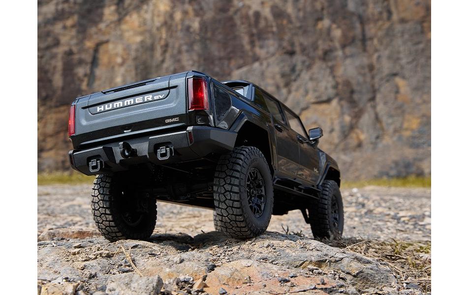 Scale Crawler FCX18 Hummer EV Schwarz, 1:18, RTR<br>Detailgetreues Hummer EV Scale RC Modell