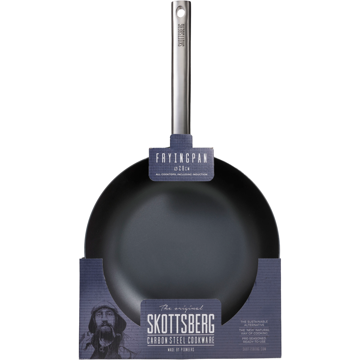 Skottsberg Koekenpan Carbon Steel 28 cm Plaatstaal