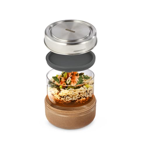 Black+Blum Lunsjboks i glass, 750 ml, Almond