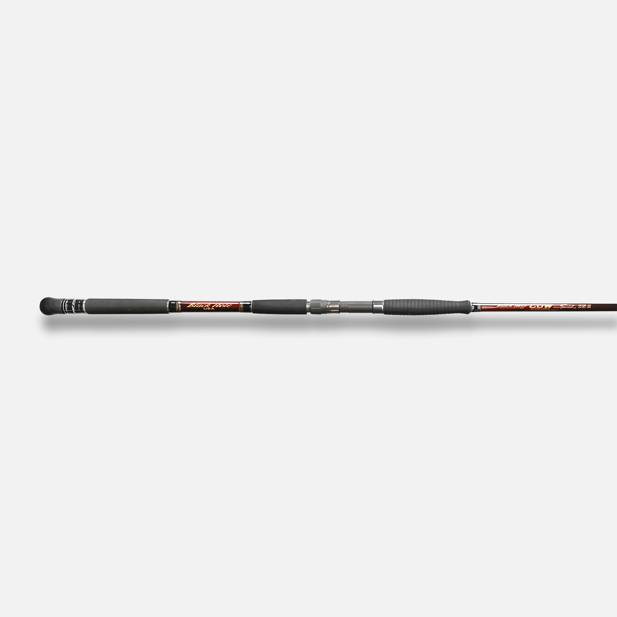 Cow Special 75 II Popping Rod Black Hole USACow Special 75 II Popping RodCanne spinning pour le thon7.4' (2m24), 70-200g, 130lb