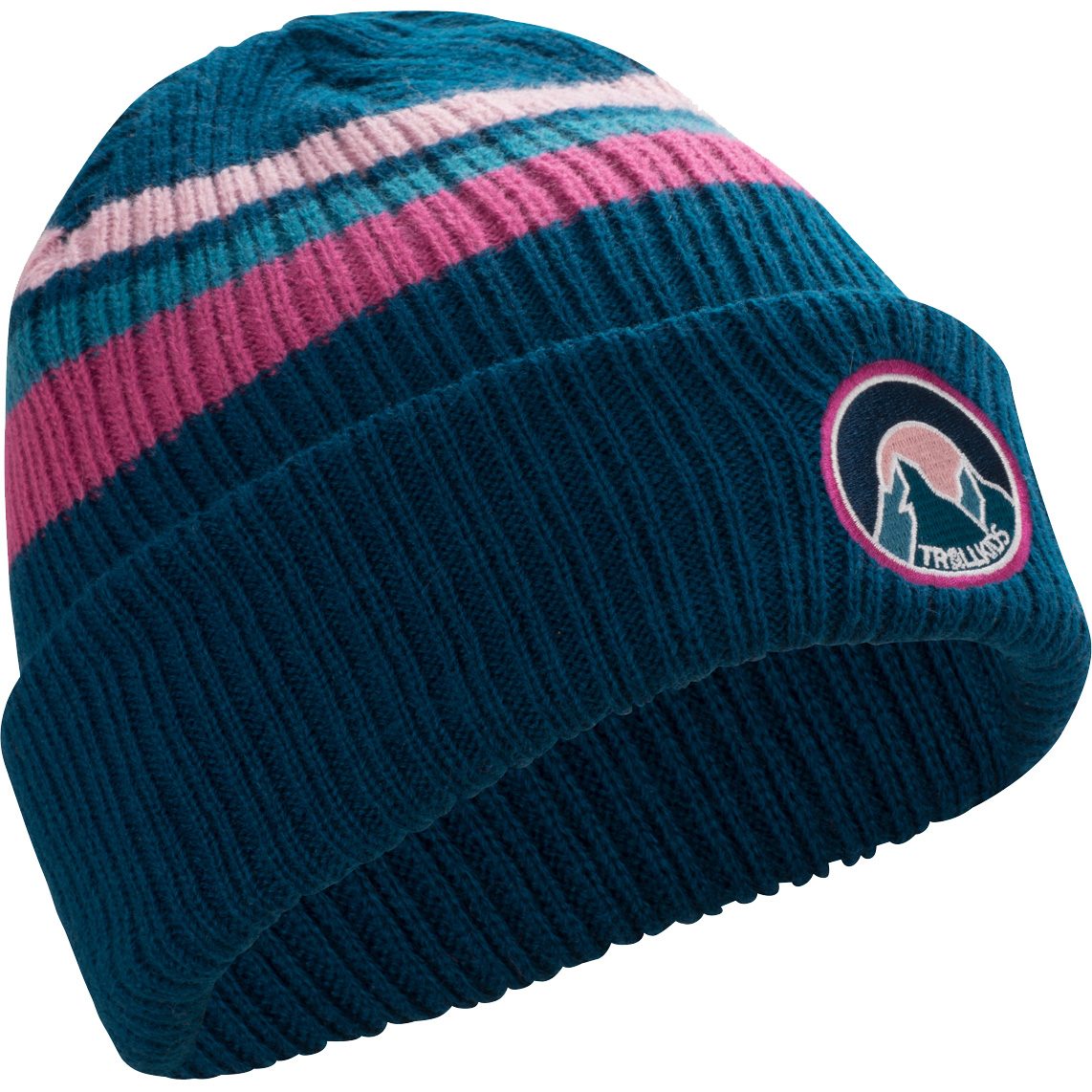 Trollkids Spitsbergen Mütze Kinder madeira blue