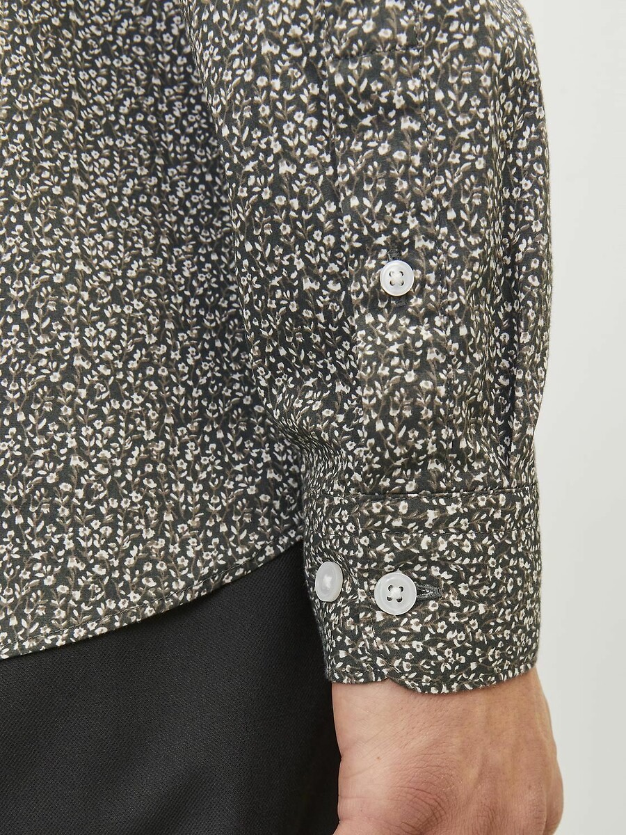 JACK & JONES<br>Camisa de manga comprida com estampa