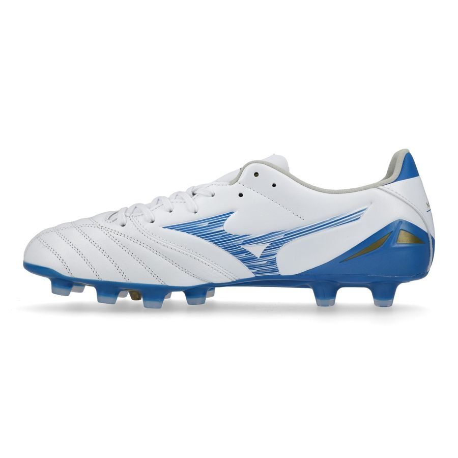 Mizuno Morelia Neo IV Pro FG/AG Mugen - Blanc/Bleu