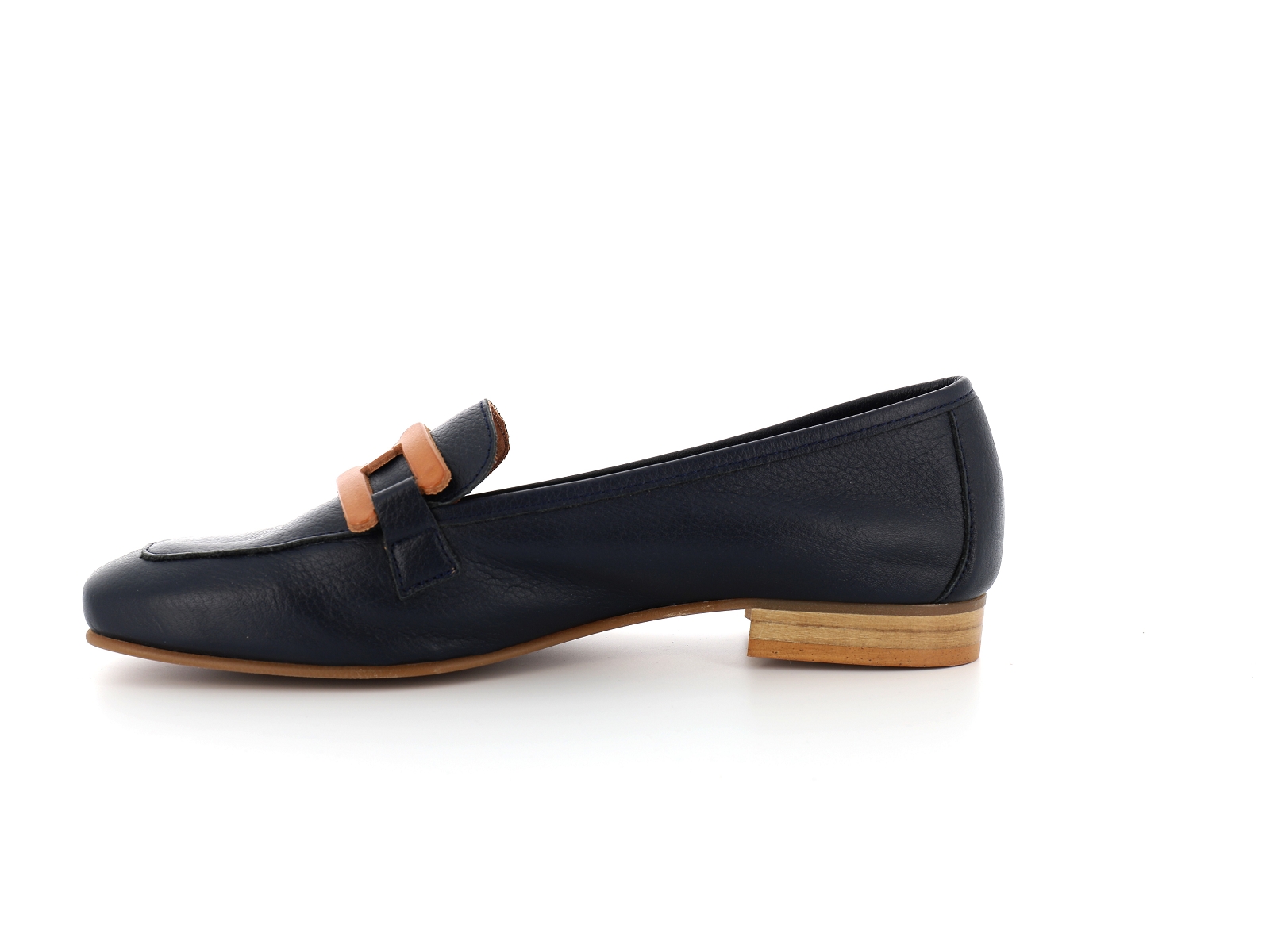 Cavargna shoes-ESCAPON Cuir Marine