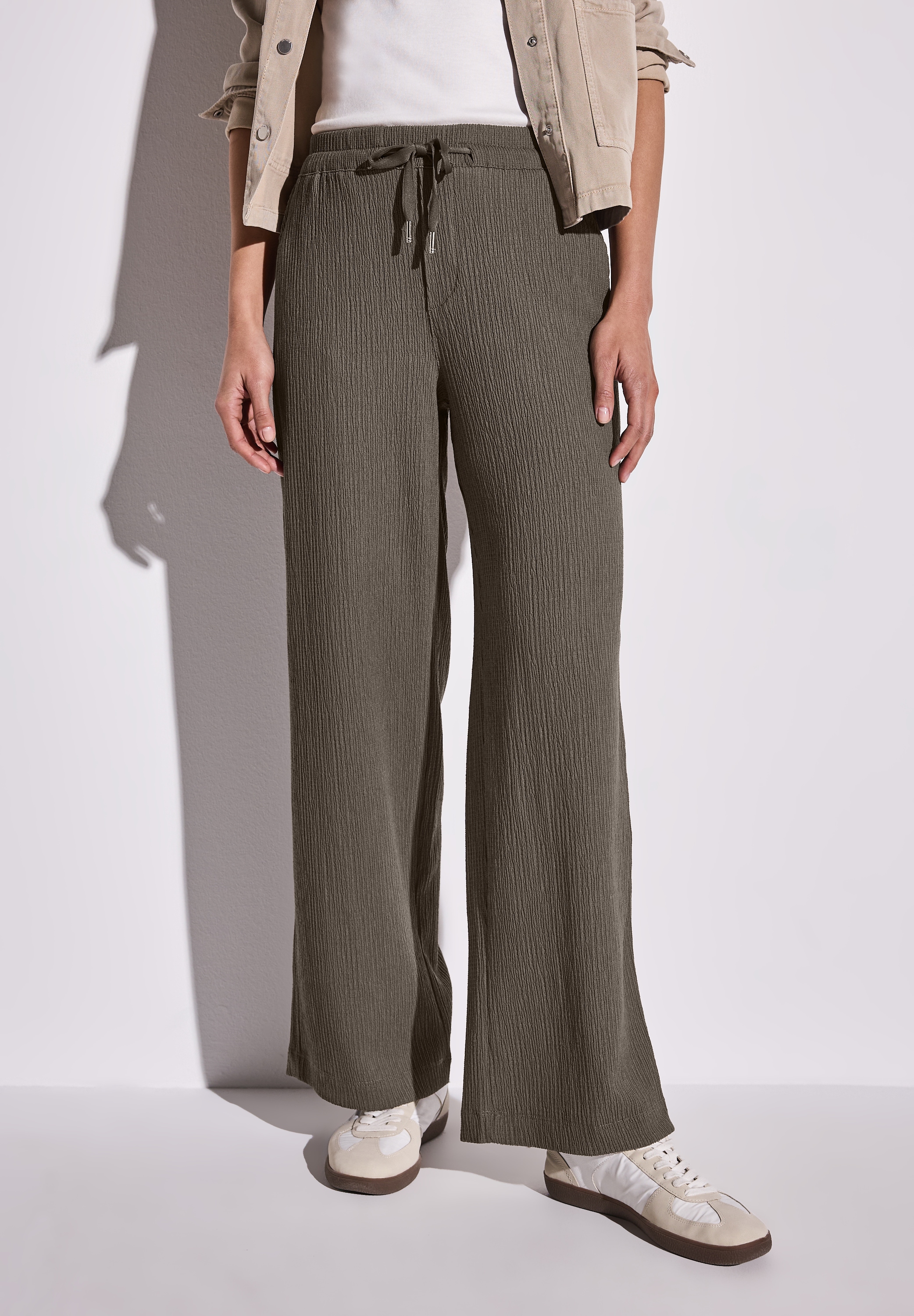 STREET ONE Stoffhose  Sommerhose mit Struktur