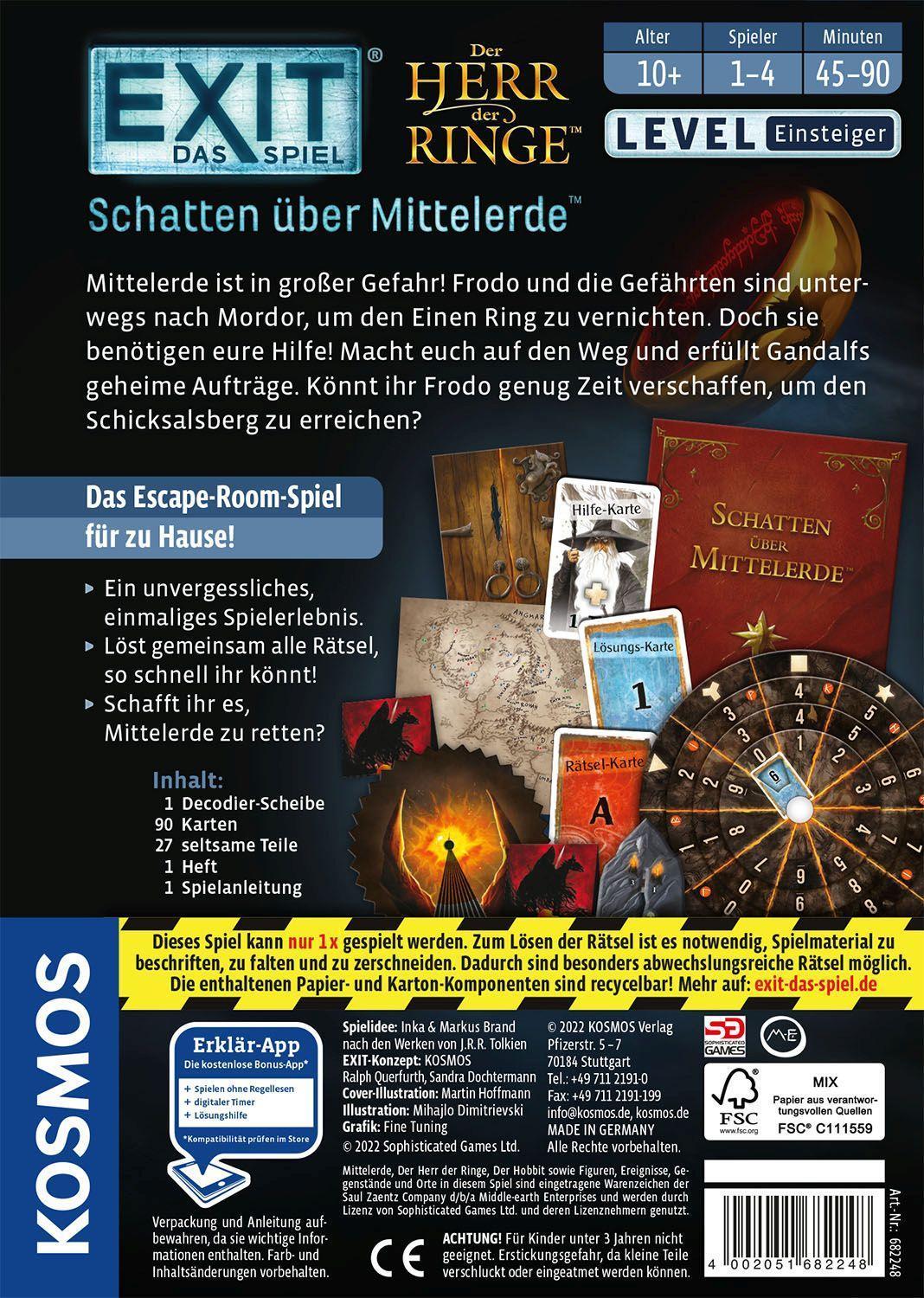 EXIT – Das Spiel: Schatten über Mittelerde