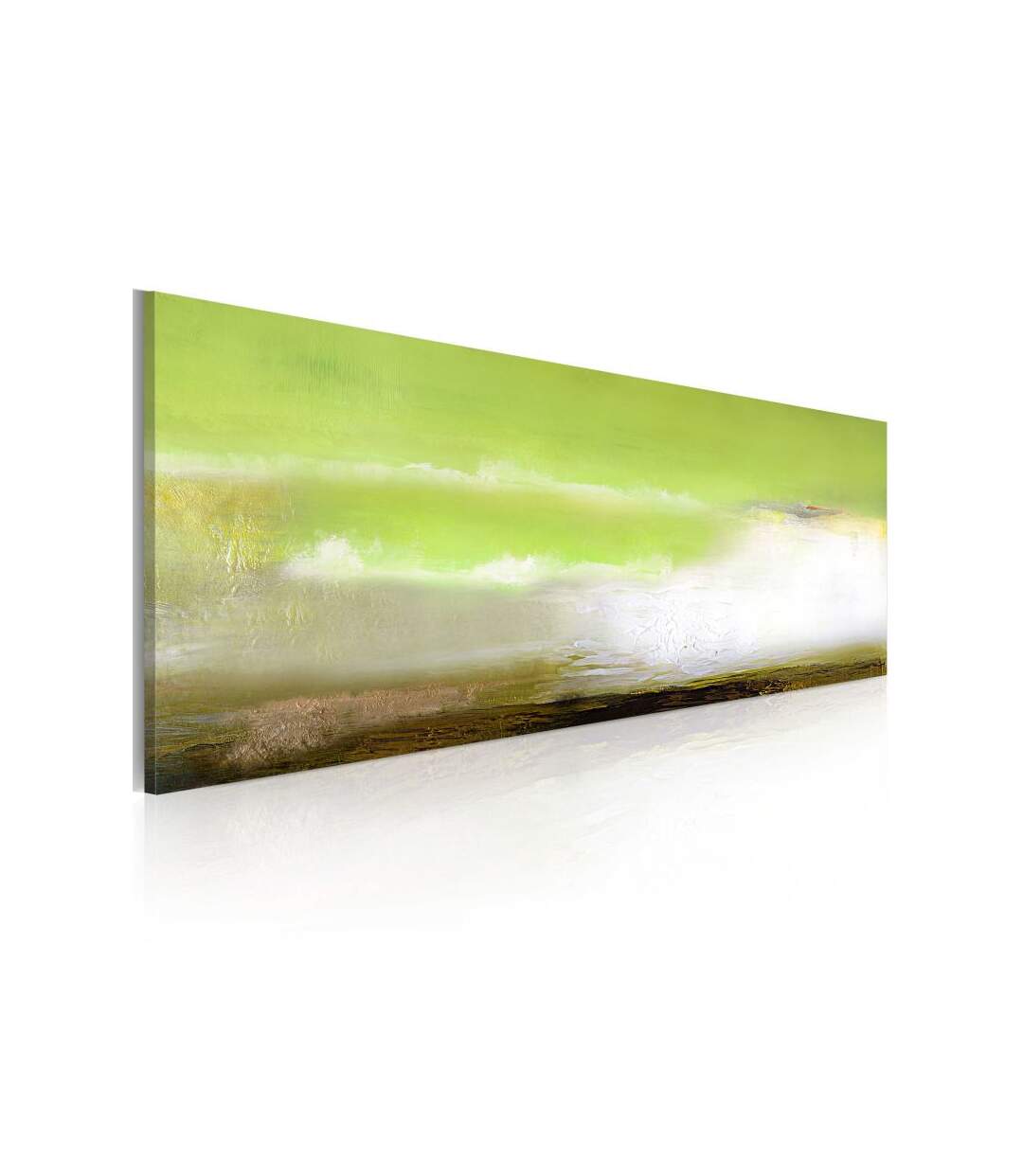 Paris Prix - Tableau Peint à La Main écume De Mer 40x100cm