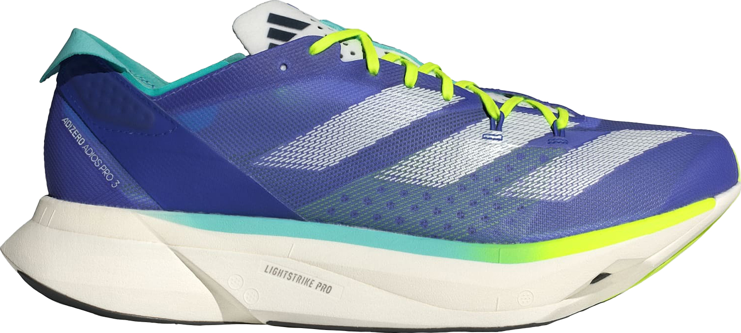 Adizero Adios Pro 3 Herre Cobalt Blue/Zero Metalic/Lucid Lemon